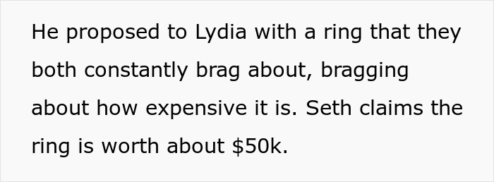 Sister's Fiancé’s $50K Ring Hoax Exposed By Woman And Jeweler Wife, Engagement Called Off Sister's Fiancé’s $50K Ring Hoax Exposed By Woman And Jeweler Wife, Engagement Called Off