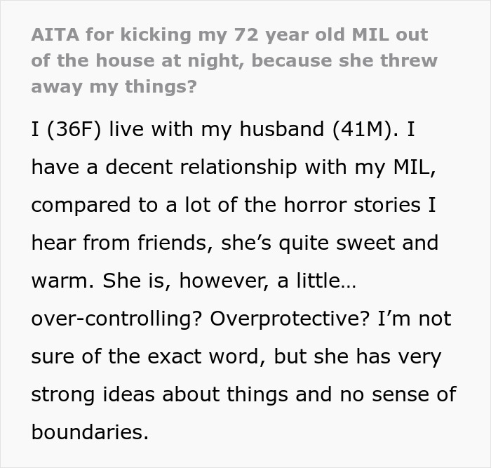 Mom Is Kicked Out Of Her Son&rsquo;s Home After Taking It Upon Herself To Donate His Wife's Things