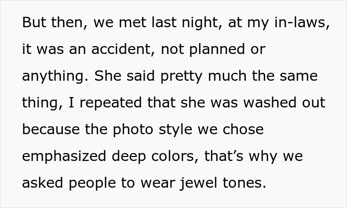 Woman Lashes Out At SIL Who Complained About How She Looked In Photos After Ignoring Wedding Theme