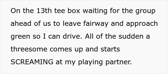 Newbie Golfer Verbally Attacked By Other Players In Course Confusion, Offending Players Banned