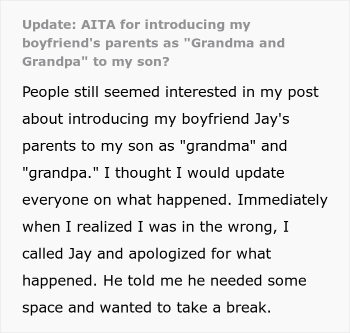 Mom Introduces BF&rsquo;s Parents To Her Toddler As &lsquo;Grandma And Grandpa,&rsquo; It Costs Her Relationship
