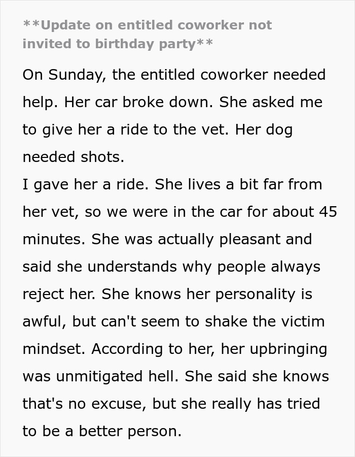 Rude Colleague Finally Gets Reality Check On Her Behavior After Being Told That People Dislike Her 