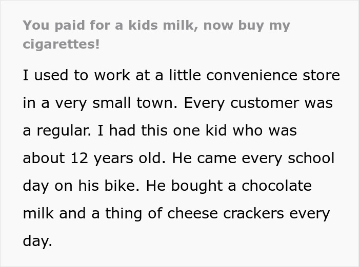 Customers Make A “Snack Fund” For A Kid After Cashier’s Kind Gesture Sends A Man Into Raging Fit Customers Make A “Snack Fund” For A Kid After Cashier’s Kind Gesture Sends A Man Into Raging Fit