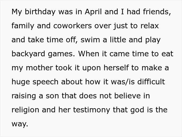 Single Dad Stands Up To His Family When They Try To Make His Son&rsquo;s Birthday A Religious Event
