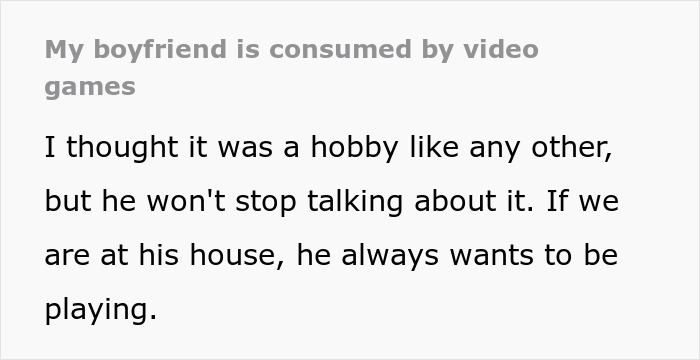 People Share Their Stories About How Damaging Their Partners’ Gaming Addiction Is People Share Their Stories About How Damaging Their Partners’ Gaming Addiction Is