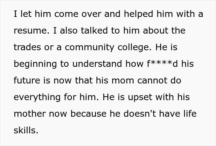 Ex-Wife Threatens Man With Court After He Quits Funding His 18-Year-Old Son&rsquo;s Laid-Back Lifestyle