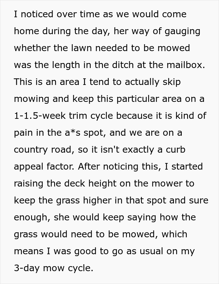 &ldquo;Today I Messed Up&rdquo;: Guy Accidentally Reveals Mowing Scheme To Wife After Enjoying It For 2 Years