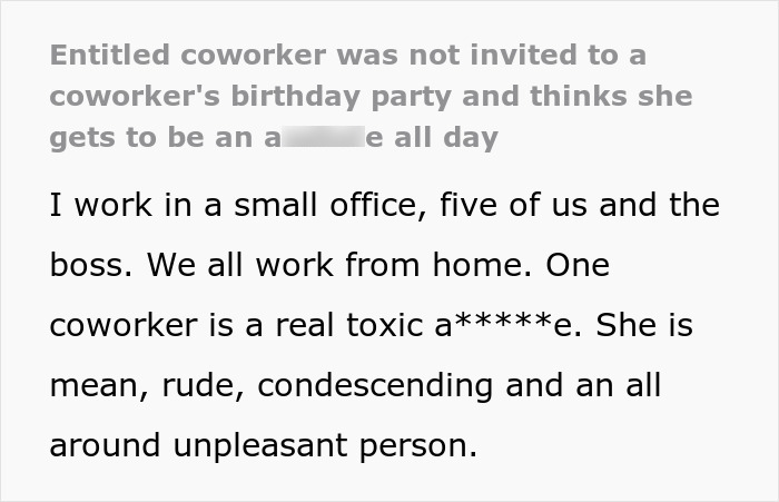 Rude Colleague Finally Gets Reality Check On Her Behavior After Being Told That People Dislike Her 