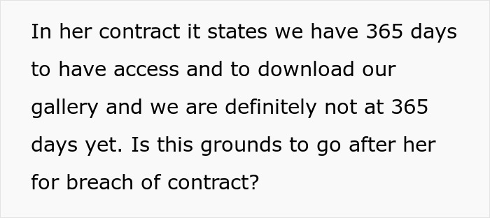 Woman Leaves Bad Review On Wedding Photographer, Gets All The Photos Taken Away