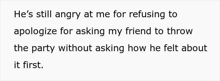 BF Demands GF Apologize For Having A 'Boob Voyage' Party BF Demands GF Apologize For Having A 'Boob Voyage' Party