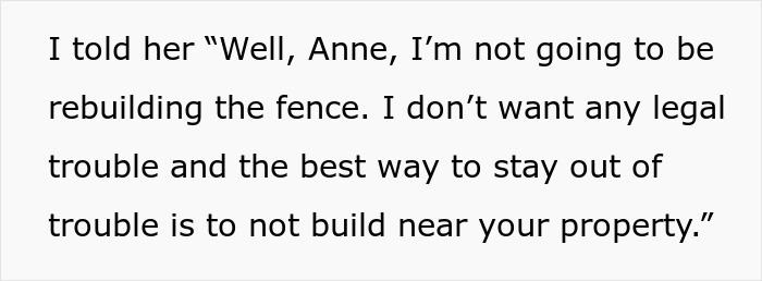 Annoying Woman Threatens To Sue Neighbor Over A Fence, Regrets It When He Tears It Down
