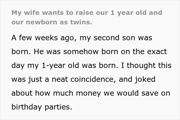 &ldquo;Your Wife Needs Meds&rdquo;: Internet Gives Mom Reality Check After She Wanted To Raise Kids As Twins