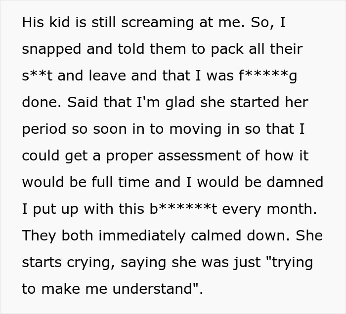 Woman Is Shocked By BF&rsquo;s Daughter&rsquo;s Extreme Behavior On Her Period, Ends Relationship Over The Drama