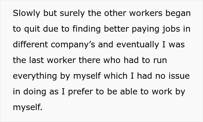 Man Refuses To Do Anything Not On His Job Description As He Was Told, The Business Has To Close