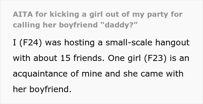 Woman Calls Her Boyfriend 'Daddy' At A Party With Friends, Causes Drama When She Is Asked To Leave Woman Calls Her Boyfriend 'Daddy' At A Party With Friends, Causes Drama When She Is Asked To Leave