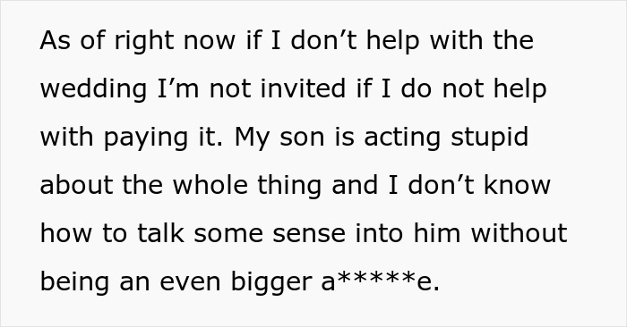 Parent Wants To Help Son And His Bride Out Financially, Refuses After Bride Picks $10k Wedding Dress