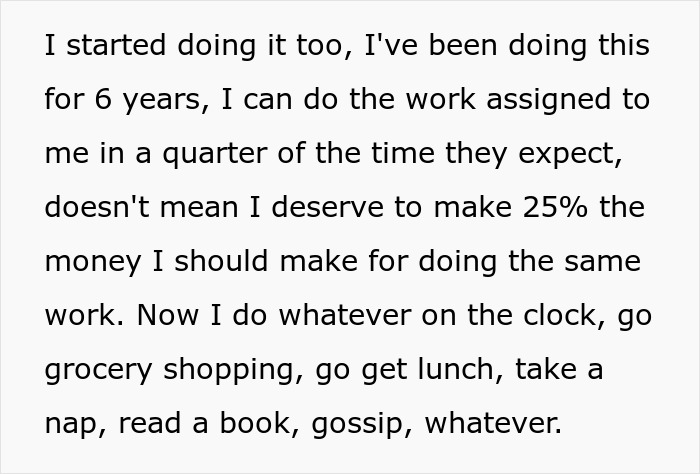 Worker Refuses To Accept Lower Pay For Finishing Work Faster, Tests Corporate Policy