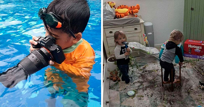 40 Padres y madres teniendo un día peor que el tuyo (nuevas fotos)