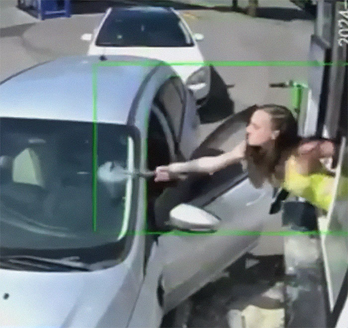 After Customer Crosses The Line, Barista Smashes His Windshield