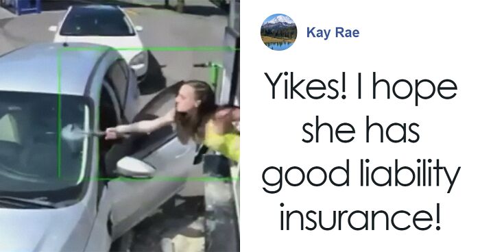 After Customer Crosses The Line, Barista Smashes His Windshield