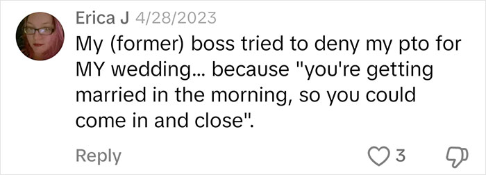Employee Hits Boss With A Reality Check After She Tries To Deny His PTO To Go To Sister&rsquo;s Wedding