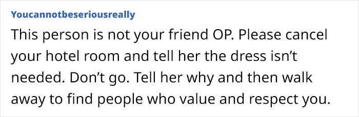 Bride Places Incomprehensible Demands On Her Best Friend Of 25 Years, Destroys Their Friendship