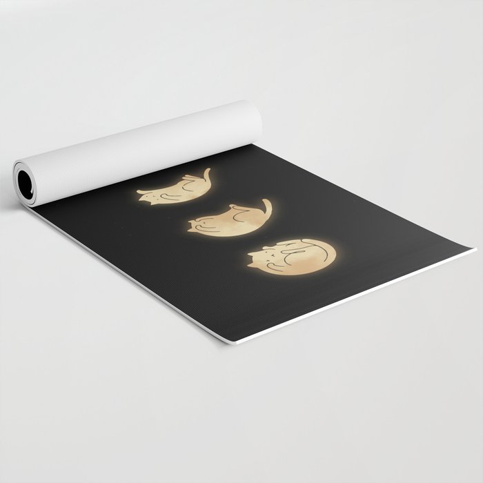  Cat Landscape 57: Phases Of The Meow Yoga Mat: Channel Your Inner Cat And Stretch Your Way To Serenity