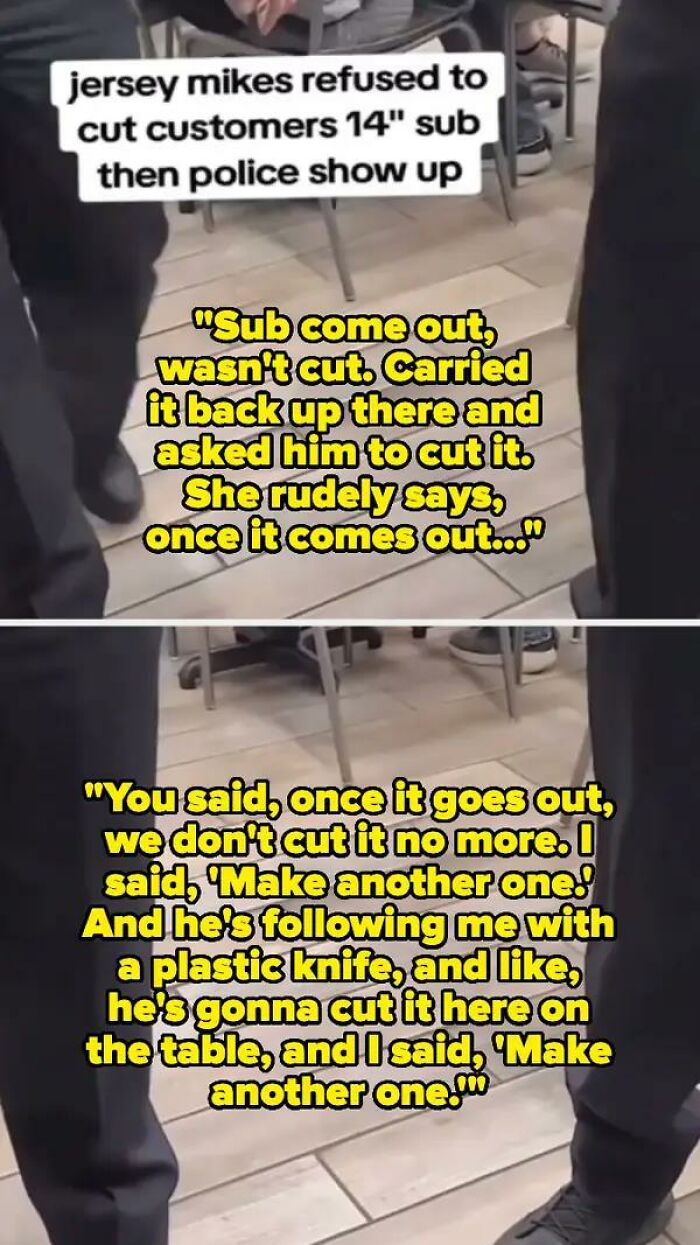 Mc Calls Cops Over A Sandwich