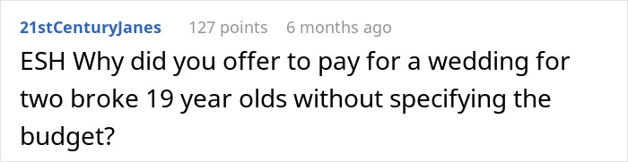 Parent Wants To Help Son And His Bride Out Financially, Refuses After Bride Picks $10k Wedding Dress