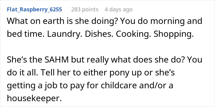 Wife Unloads Baby And Chores Onto Man During His Emergency Time Off, He Falls Apart Wife Unloads Baby And Chores Onto Man During His Emergency Time Off, He Falls Apart