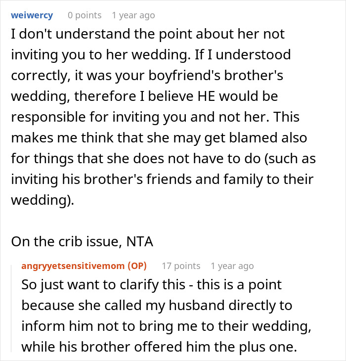 Family Visit Goes Wrong When SIL Demands 5-Month-Old Baby&rsquo;s Crib For Her Own Son, Mom Refuses