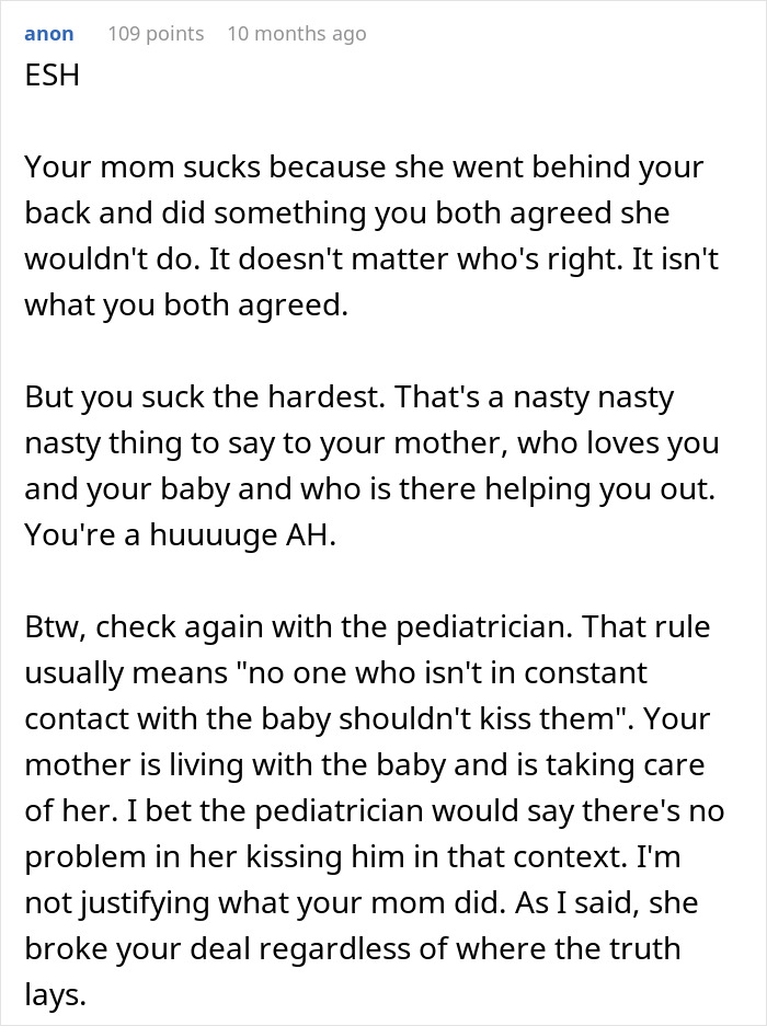 &ldquo;AITA For Calling My Mom Selfish And Telling Her It Will Be Her Fault When The Baby&rsquo;s [Life Ends]?&rdquo;