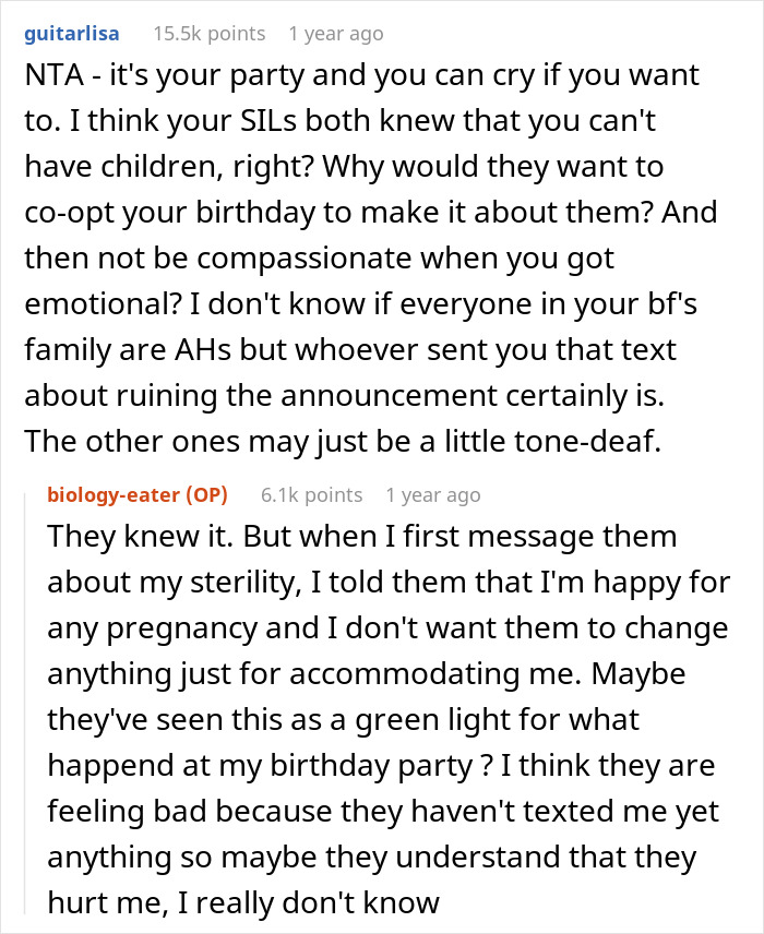Woman Leaves Her Birthday Party After SILs&rsquo; Pregnancy Announcement, Gets Blamed For Ruining It