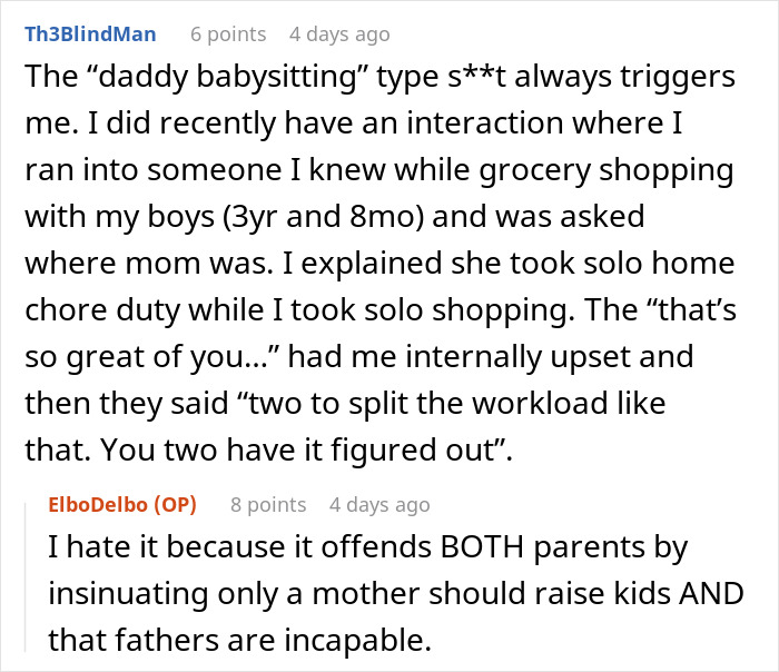 &ldquo;It Must Be Mommy&rsquo;s Day Off&rdquo;: Man Lies About His Wife Being Dead In Response To Boomer&rsquo;s Comment