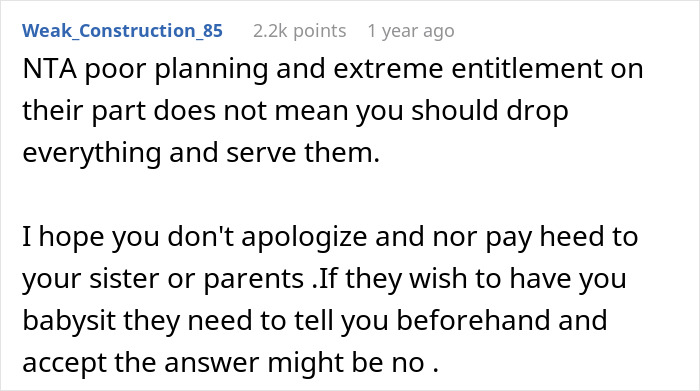 Woman Stands Firm Against Babysitting Nephew Without Notice, Sparks Drama