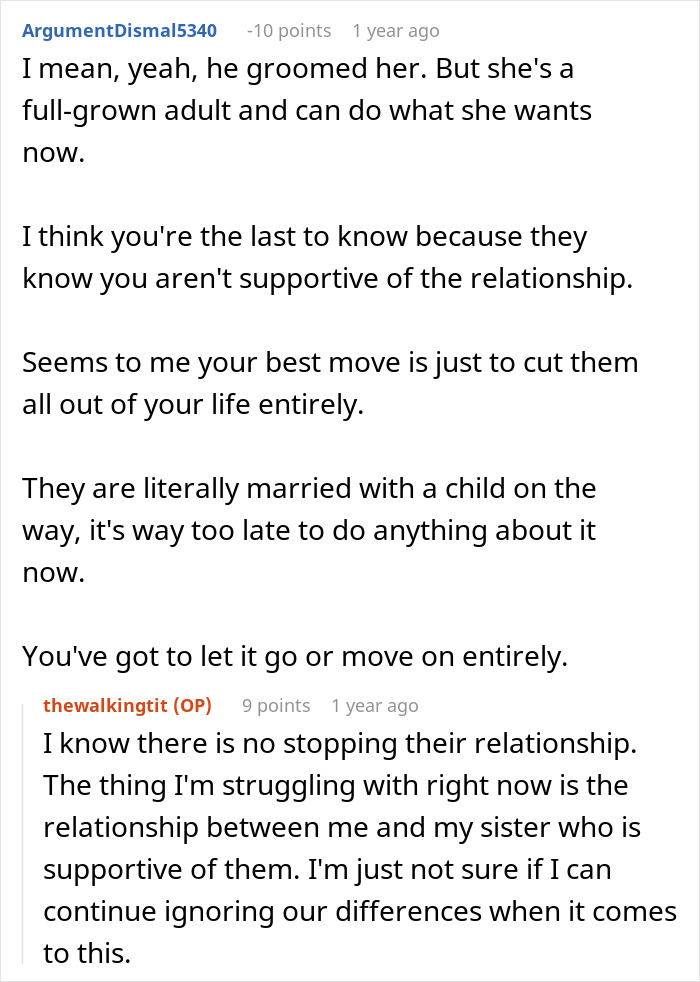 Woman Can’t Understand How Her Family Can Be Supportive Of Dad’s ‘Disgusting’ Marriage Woman Can’t Understand How Her Family Can Be Supportive Of Dad’s ‘Disgusting’ Marriage