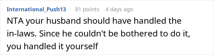 Woman Defends Herself Against In-Laws&rsquo; Criticism, Leaves Husband Fuming