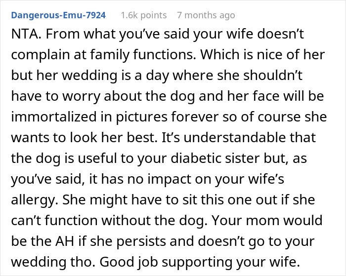 Woman Thinks Her Service Dog Takes Priority Over Bride, Groom Gives Her A Reality Check