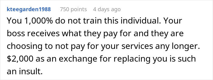 Boss Decides To Replace Employee To Save Money, Expects Her To Train New Hire