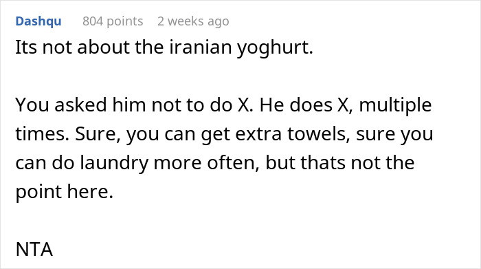 BF Won’t Stop Using Kids’ Towels To Wipe Off Gross Fluids, Furious GF Tells Him They Need A Break BF Won’t Stop Using Kids’ Towels To Wipe Off Gross Fluids, Furious GF Tells Him They Need A Break