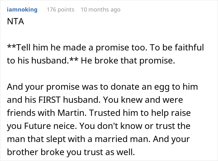 Brother's Affair Leads to Quick Marriage, Sister Refuses To Be An Egg Donor, Sparks Drama