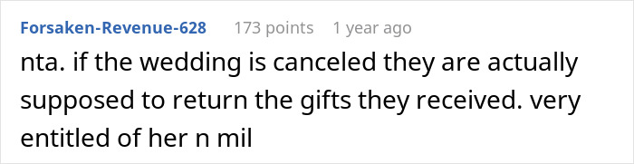 "AITA For Canceling A Wedding Gift When The Wedding Was Canceled?" "AITA For Canceling A Wedding Gift When The Wedding Was Canceled?"