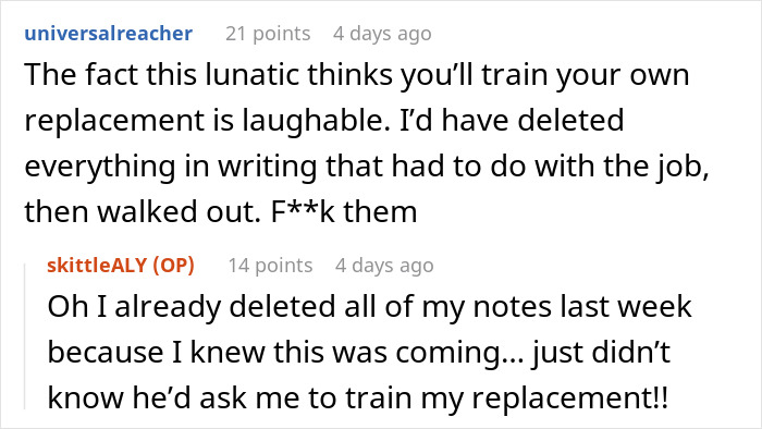 Boss Decides To Replace Employee To Save Money, Expects Her To Train New Hire