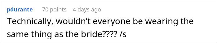 Couple Demands Every Single Wedding Guest Be Naked At Their Wedding, Furious When People Refuse