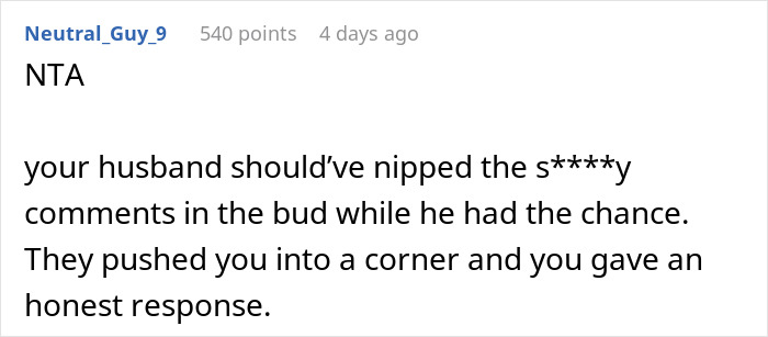 Woman Defends Herself Against In-Laws&rsquo; Criticism, Leaves Husband Fuming