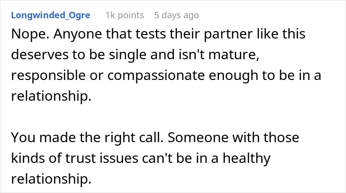 “AITAH For Breaking Up With My Girlfriend When She Tested Me?” “AITAH For Breaking Up With My Girlfriend When She Tested Me?”