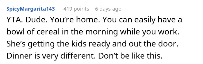 Man Punishes Wife For Not Making Him Breakfast, Receives A Reality Check Man Punishes Wife For Not Making Him Breakfast, Receives A Reality Check