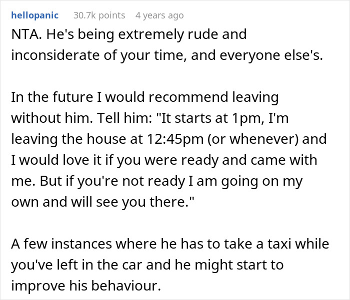 Woman Lies To BF About Event Start Date Because She's Tired Of His Selfish Behavior Woman Lies To BF About Event Start Date Because She's Tired Of His Selfish Behavior