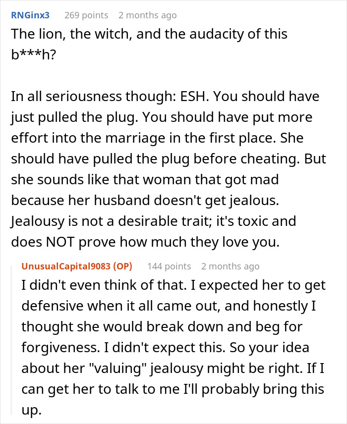Wife Is Furious Husband Knew About Her Affair Of 2 Years And Just Didn't Care