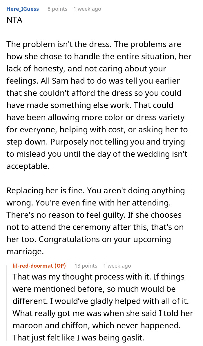 Woman Misleads Friend Over Buying Proper Dress For Her Wedding, Gets Kicked Out From Bridesmaids